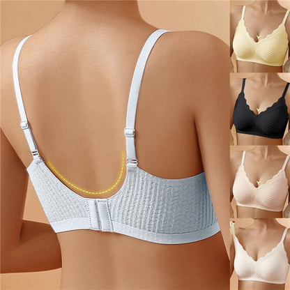 Reggiseno senza fili in pizzo senza cuciture