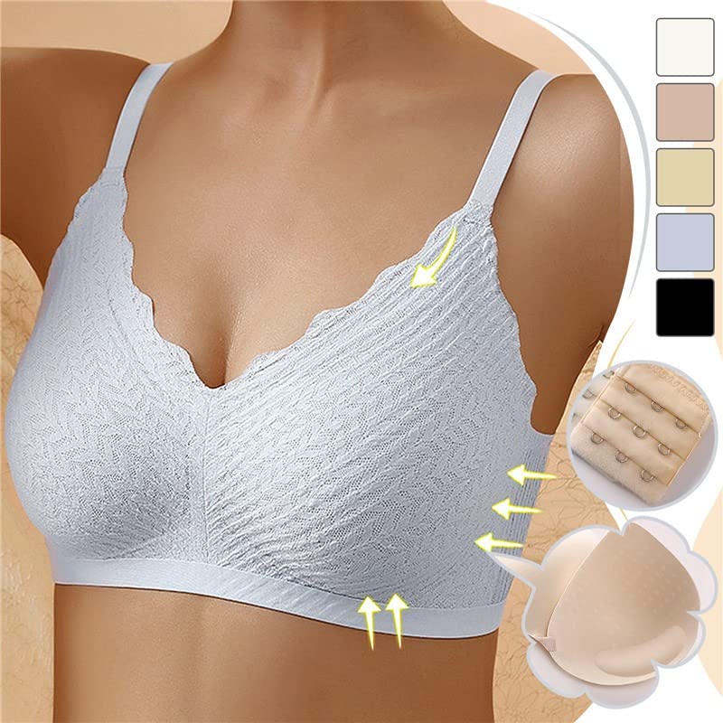 Reggiseno senza fili in pizzo senza cuciture